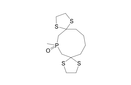 1-METHYL-3,8-PHOSPHONANEDIONE-1-OXIDE-BIS-(ETHYLENETHIOKETAL)