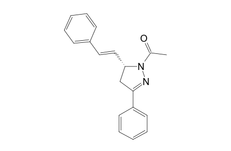 1-ACETYL-3-PHENYL-5-STYRYL-2-PYRAZOLINE