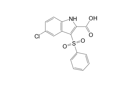 5-Chloro-3-(phenylsulfonyl)-1H-indole-2-carboxylic acid