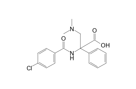 N-(p-chlorobenzoyl)-3-(dimethylamino)-2-phenylalanine