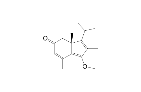 (R)-3-Isopropyl-1-methoxy-2,3a,7-tr imethyl-3a,4-dihydro-inden-5-one