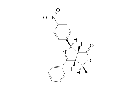 (1S,3aR,4R,6aS)-1-methyl-4-(4-nitrophenyl)-6-phenyl-1,3a,4,6a-tetrahydrofuro[3,4-c]pyrrol-3-one