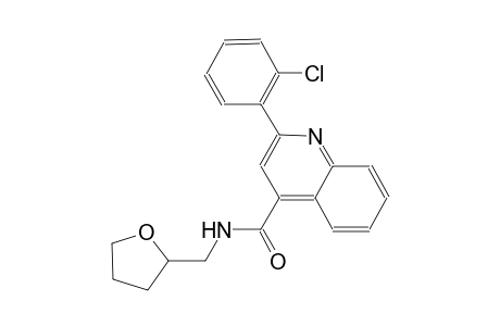 2-(2-chlorophenyl)-N-(tetrahydro-2-furanylmethyl)-4-quinolinecarboxamide