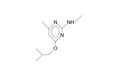 2-Ethylamino-4-(2-methyl-propoxy)-6-methyl-pyrimidine