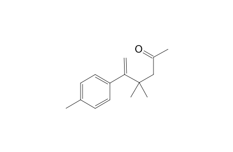 4,4-Dimethyl-5-(4-methylphenyl)-5-hexen-2-one