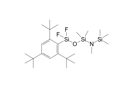 1,1-Difluoro-1-(2',4',6'-tri(tert-butyl)phenyl)silyl-3-(methyltri(methyl)silylamino)-3,3-dimethyl-1,3-disiloxane