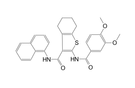 benzo[b]thiophene-3-carboxamide, 2-[(3,4-dimethoxybenzoyl)amino]-4,5,6,7-tetrahydro-N-(1-naphthalenyl)-