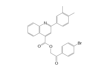 4-quinolinecarboxylic acid, 2-(3,4-dimethylphenyl)-, 2-(4-bromophenyl)-2-oxoethyl ester