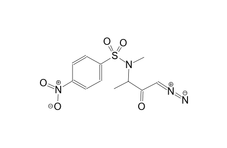 N-(3-diazo-1-methyl-2-oxopropyl)-N-methyl-4-nitrobenzenesulfonamide