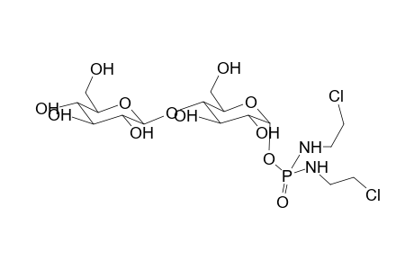 O[4-O-(b-d-glucopyranosyl)-a-d-glucopyranosyl]-N,N'-di-2-chloroethyl-phosphordiamidate