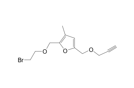 [(2-bromoethoxy)methyl]-3-methyl-5-[(2-propynloxy)methyl]furan