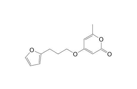 4-[3-(2-furanyl)propoxy]-6-methyl-2-pyranone