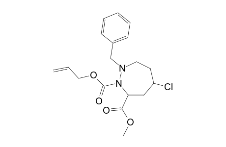 2-(Alloxycarbonyl)-1-benzyl-5-chloro-1H-1,2-diazepine-3-carboxylic acid methyl ester