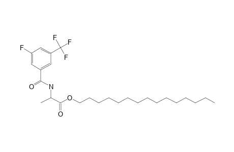 D-Alanine, N-(3-fluoro-5-trifluoromethylbenzoyl)-, pentadecyl ester