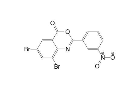 4H-3,1-benzoxazin-4-one, 6,8-dibromo-2-(3-nitrophenyl)-