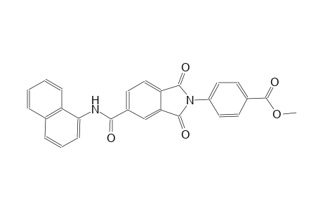 benzoic acid, 4-[1,3-dihydro-5-[(1-naphthalenylamino)carbonyl]-1,3-dioxo-2H-isoindol-2-yl]-, methyl ester