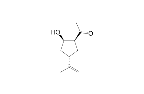 (1R,2S,3S)-2-Acetyl-4-isopropenylcyclopentan-1-ol