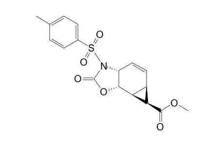 REL-(3AR,5AR,6R,6AS,6BS)-METHYL-2-OXO-3-TOSYL-3,3A,5A,6,6A,6B-HEXAHYDRO-2H-CYCLOPROPA-[3,4]-BENZO-[1,2-D]-[1,3]-OXAZOLE-6-CARBOXYLATE
