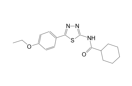 N-[5-(4-ethoxyphenyl)-1,3,4-thiadiazol-2-yl]cyclohexanecarboxamide