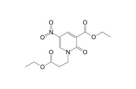 1-(2-Ethoxycarbonyl-ethyl)-5-nitro-2-oxo-1,2-dihydro-pyridine-3-carboxylic acid ethyl ester