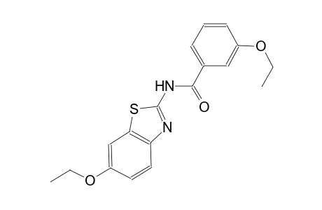 3-ethoxy-N-(6-ethoxy-1,3-benzothiazol-2-yl)benzamide