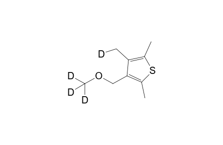 3-(Deuteriomethyl)-2,5-dimethyl-4-(trideuteriomethoxymethyl)thiophene