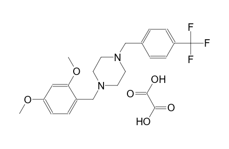 1-(2,4-dimethoxybenzyl)-4-[4-(trifluoromethyl)benzyl]piperazine oxalate