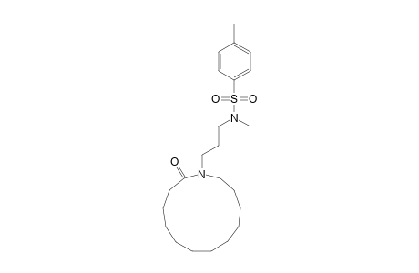 Benzenesulfonamide, N,4-dimethyl-N-[3-(2-oxoazacyclotridec-1-yl)propyl]-