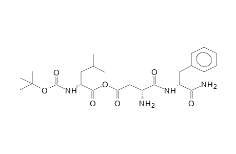 TERT-BUTYLOXYCARBONYL-LEUCIN-AMINOSUCCINYL-PHENYLALANIN-NH2 PEPTIDE (L-L-L)