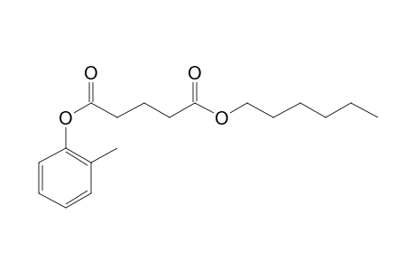 Glutaric acid, hexyl 2-methylphenyl ester