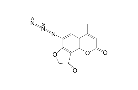 2H-Furo[2,3-H]chromene-2,9(8H)-dione, 6-azido-4-methyl-