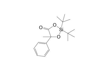 2,2-Ditert-butyl-5-methyl-5-phenyl-1,3,2-dioxasilolan-4-one