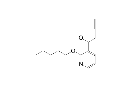 1-(2-PENTYLOXYPYRIDIN-3-YL)-BUT-3-YN-1-OL