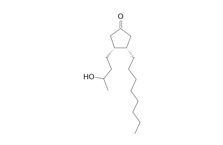 (3R, 4S)-3-[(3.xi.)-3'-Hydroxybutyl]-4-octylcyclopentanone