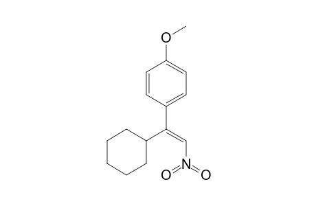 (E)-2-Cyclohexyl-2-(4-methoxyphenyl)-1-nitroethene