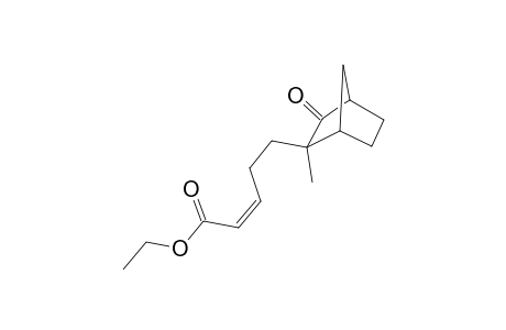 (Z)-5-(3-Oxo-2-methyl-bicyclo[2.2.1]hept-2-yl)-2-pentenoic acid ethyl ester