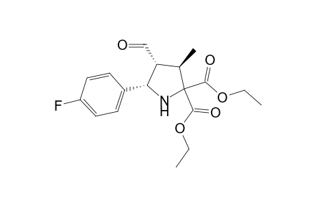 (3R,4R,5S)-5-(p-fluorophenyl)-4-formyl-3-methyl-pyrrolidine-2,2-diethyl dicarboxylate