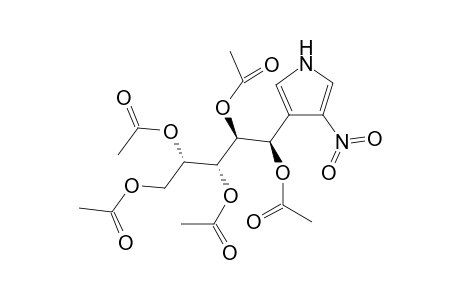 3-(D-Manno-penta-O-acetylpentitol-1'-yl)-4-nitropyrrole