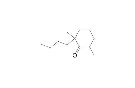 2-Butyl-2,6-dimethylcyclohexanone