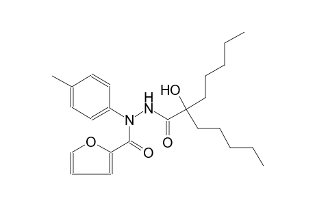 N'-(2-amyl-2-hydroxy-heptanoyl)-N-(p-tolyl)-2-furohydrazide