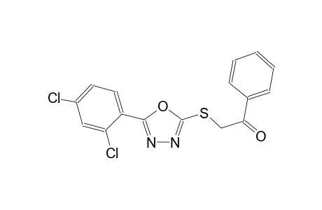 2-([5-(2,4-Dichlorophenyl)-1,3,4-oxadiazol-2-yl]sulfanyl)-1-phenylethanone