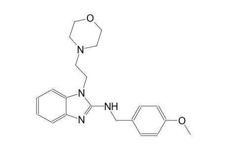 N-(4-methoxybenzyl)-1-[2-(4-morpholinyl)ethyl]-1H-benzimidazol-2-amine