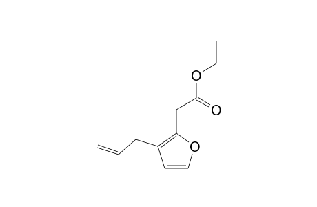 ethyl 2-(3-prop-2-enylfuran-2-yl)acetate