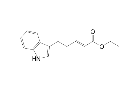 Ethyl 5-(indol-3'-yl)pent-2-enoate