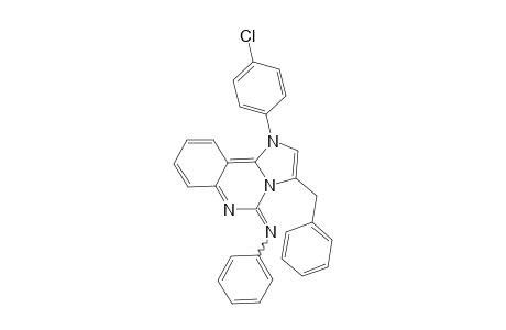 N-(3-Benzyl-1-(4-chlorophenyl)imidazo[1,2-c]quinazolin-5(1H)-ylidene)aniline