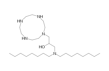 1-(dioctylamino)-3-(1,4,7,10-tetrazacyclododec-1-yl)-2-propanol