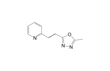 5-Methyl-2-[2-(2-pyridyl)ethenyl]-1,3,4-oxadiazole