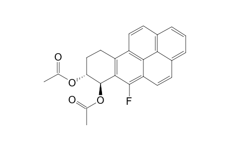 TRANS-7,8-DIACETOXY-6-FLUORO-7,8,9,10-TETRAHYDROBENZO-[A]-PYRENE