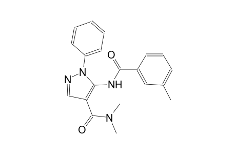 1H-pyrazole-4-carboxamide, N,N-dimethyl-5-[(3-methylbenzoyl)amino]-1-phenyl-