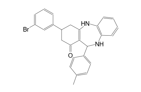 3-(3-bromophenyl)-11-(4-methylphenyl)-2,3,4,5,10,11-hexahydro-1H-dibenzo[b,e][1,4]diazepin-1-one